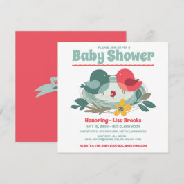 Cute Baby Shower Inbjudningar