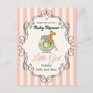 Cute Baby Shower Vykort