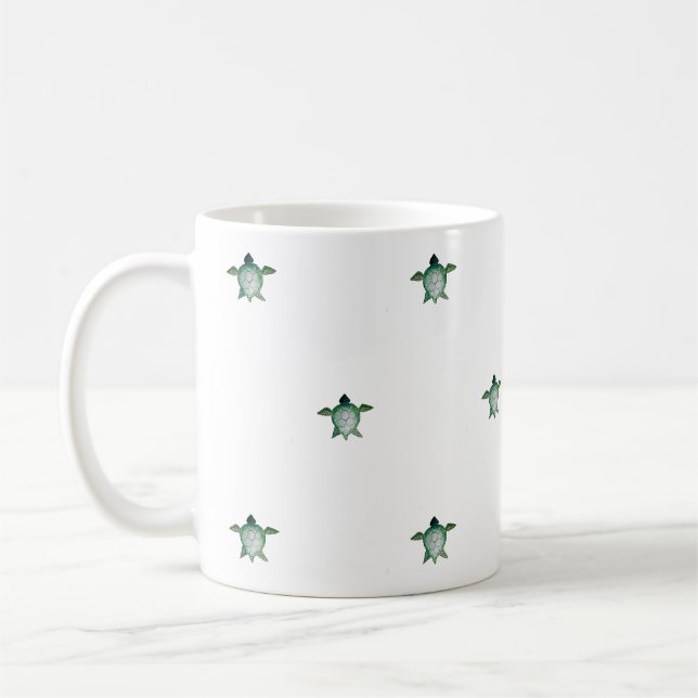 Cute Baby sköldpadda mugg (Vänster)