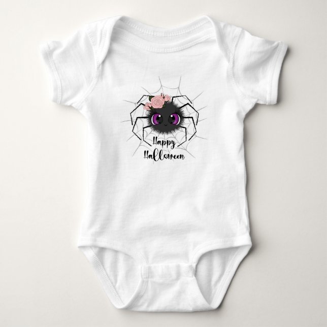 Cute Baby Spider Baby Bodykostym T Shirt (Framsida)