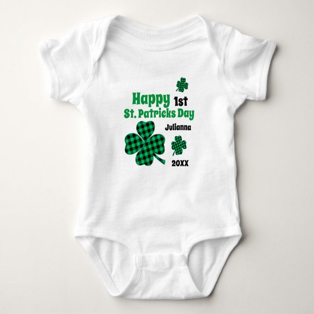 Cute Baby| St patricks day T Shirt (Framsida)