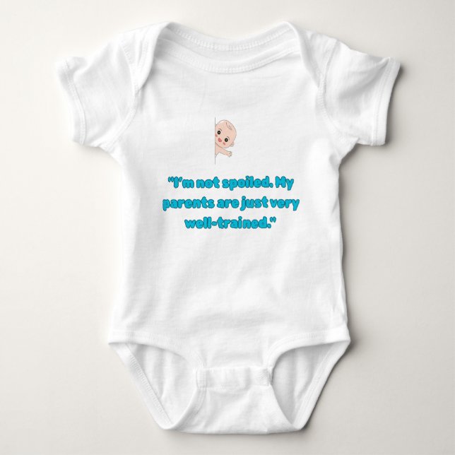 Cute Baby Suit T Shirt (Framsida)