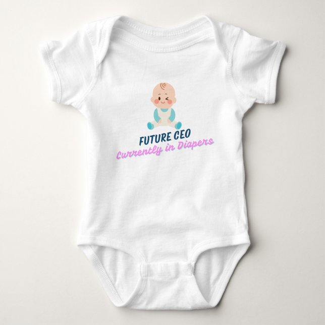 Cute Baby Suit T Shirt (Framsida)
