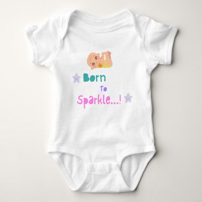 Cute Baby Suit T Shirt (Framsida)