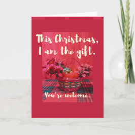 Cute Baby Sulcata Tortoise in poinsettia basket Kort
