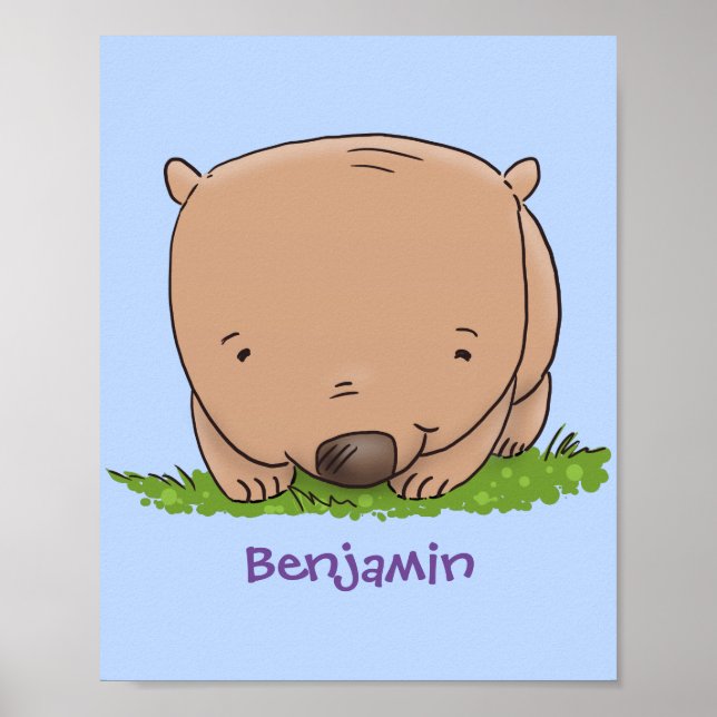 Cute baby-tecknaden för livflottar poster (Framsidan)