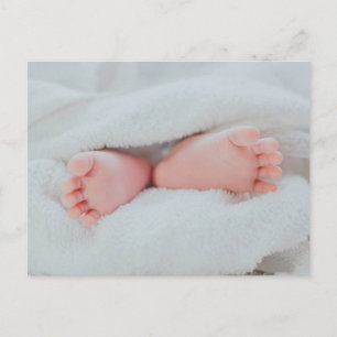 Cute Baby Toes and Feet Vykort