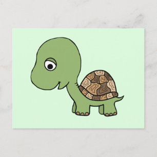 Cute Baby Tortoise Vykort