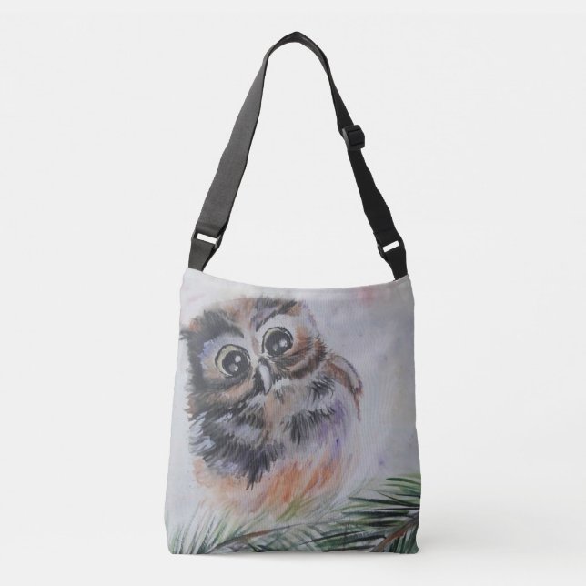 Cute Baby Uggla Crossbody Bag Axelväska (Framsida)
