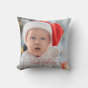 Cute Baby under First jul Photo White Kudde