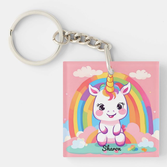 Cute Baby Unicorn Rainbow (Framsidan)