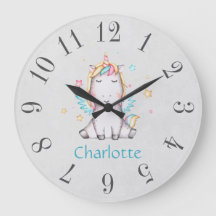 Cute Baby Unicorn Soft Grått & Teal Personlig