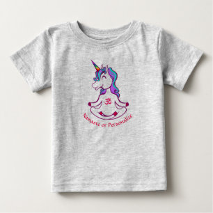 Cute Baby Unicorn Zen Yoga Meditation Namaste T Shirt