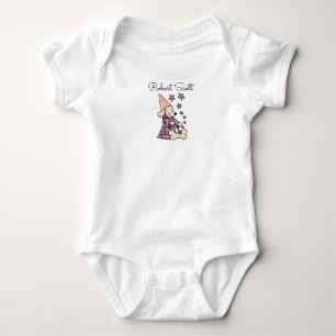 Cute Baby Unisex Blue Elegant Rolig hund Lägg till T Shirt