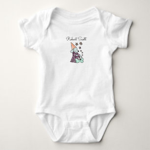Cute Baby Unisex Blue Elegant Rolig hund Lägg till T Shirt