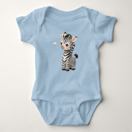 Cute Baby Zebra Bodysuit – Kawaii Safari Animal Ba T Shirt