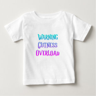 Cute babyduschaktueness överload of pojke t shirt