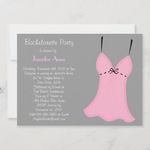CUTE Bachelorette Party Design Inbjudningar