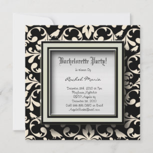 CUTE Bachelorette Party Designer-Inbjudningskort Inbjudningar
