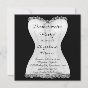 Cute Bachelorette Party Inbjudningar