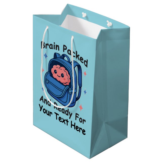 Cute Back-to-School Customizable “Brain Ready" (Baksidan Vinklad)