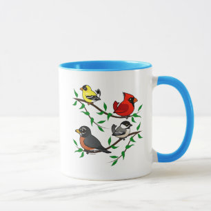 Cute Backyard Birds Mugg