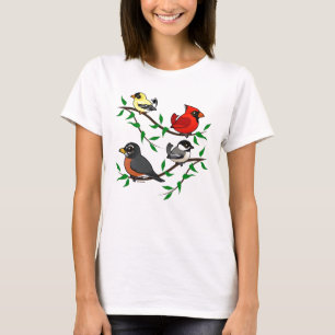 Cute Backyard Birds T Shirt