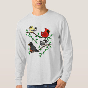 Cute Backyard Birds T Shirt