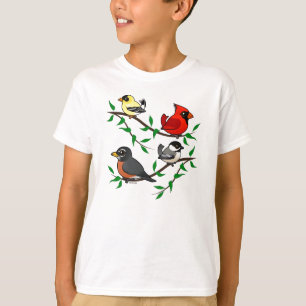 Cute Backyard Birds T Shirt