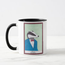 Cute Badger Animal Spirit Mugg