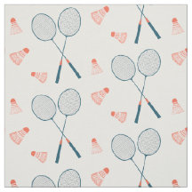 Cute Badminton Birdie Racquet Shuttlecock Retro