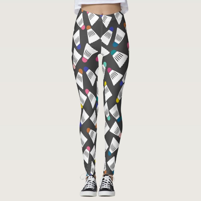 Cute Badminton Leggings (Framsida)