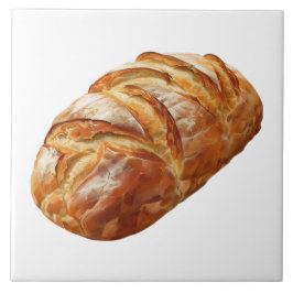 Cute Bakery Bread Kakelplatta