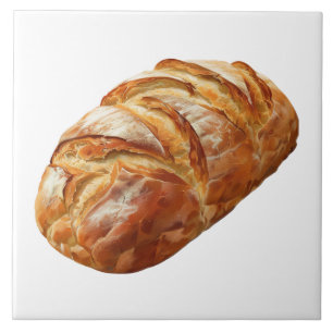 Cute Bakery Bread Kakelplatta