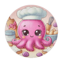 Cute baking octopus cutting board