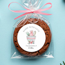 Cute Baking Utensils on White