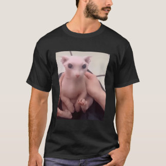 Cute Bald Bingus Mitt inneslutna hairless Sphinx C T Shirt