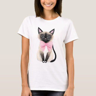 Cute balinese cat t shirt