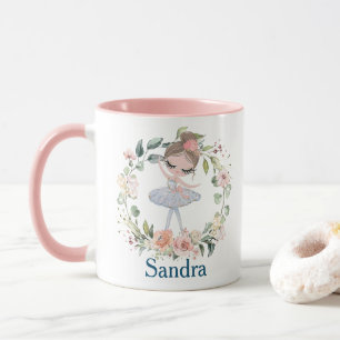 Cute Ballerina Girl Mugg
