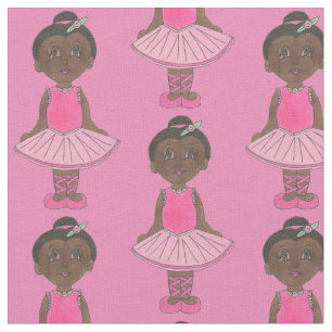 Cute Ballerina Rosa Tutu Ballet Girl Dance Teacher Tyg