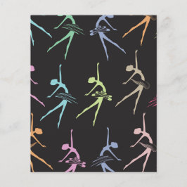 Cute Ballerina Scrapbook Papper