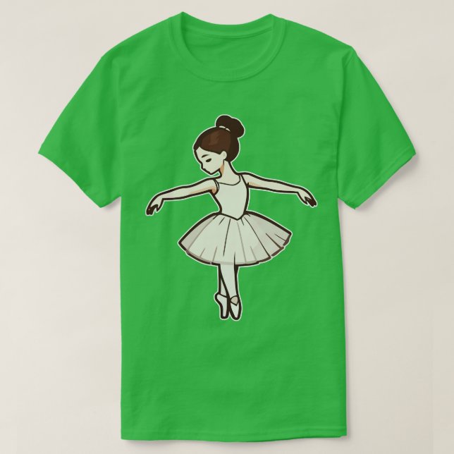 Cute Ballerina T Shirt (Design framsida)