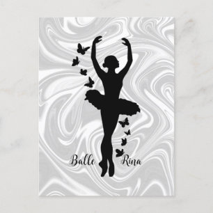 Cute Ballerina Vykort