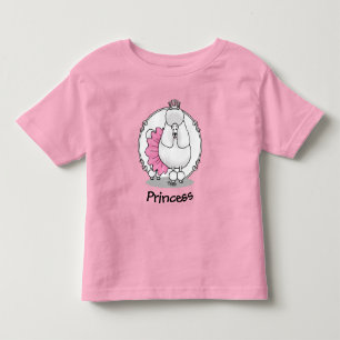 Cute Ballet Ballerina Princess Pudel Hund (vitt) T Shirt