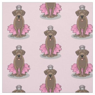 Cute Ballet Princess Chocolate Labrador Retriever Tyg