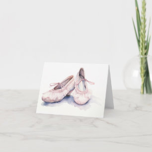 Cute Ballet Tofflor BLANK Kort