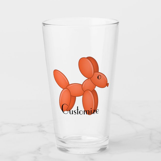 Cute Balloon Hund Thunder_Cove Glaskopp (Framsida)