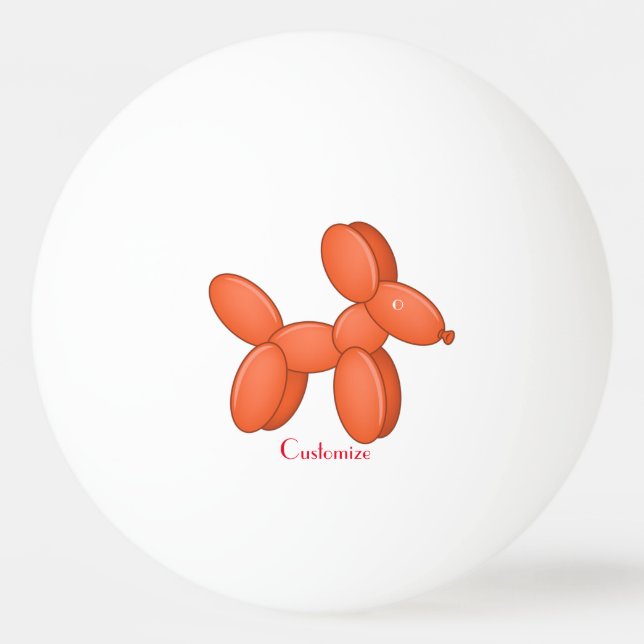 Cute Balloon Hund Thunder_Cove Pingisboll (Framsidan)