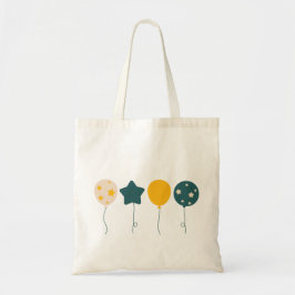 Cute Balloon Mönster Tote bags Tygkasse