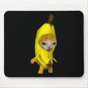 Cute Banana Cat Lycklig Bananacat Meme Kattunge Lo Musmatta